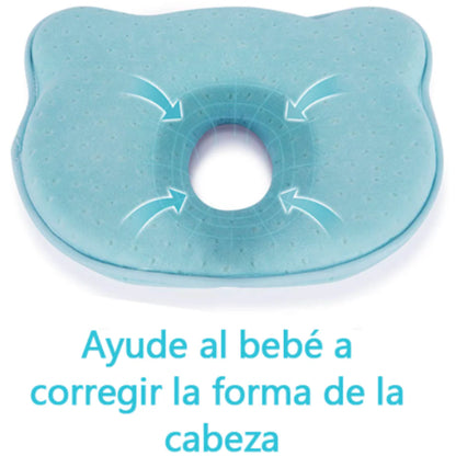Almohada Prevención Cabeza Plana Ortopédica