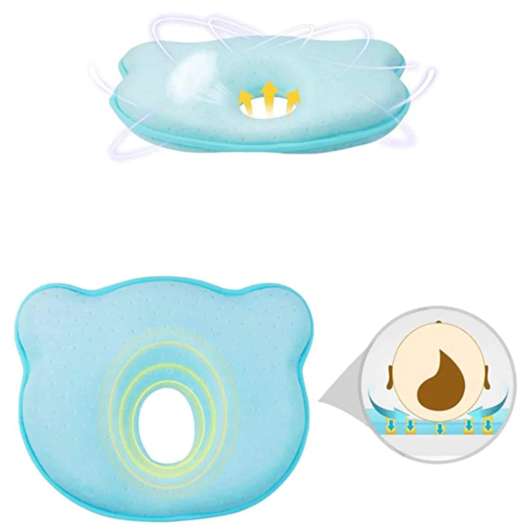 Almohada Prevención Cabeza Plana Ortopédica