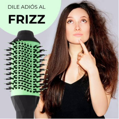Cepillo Secador Alisador 3 en 1 Aguacate 3D